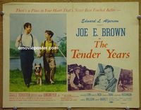 K392 TENDER YEARS title lobby card '48 Joe E. Brown, dogs!