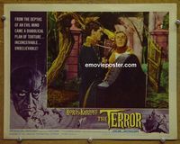 L669 TERROR lobby card #7 '63 Karloff, Jack Nicholson