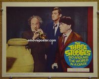 L703 THREE STOOGES GO AROUND THE WORLD IN A DAZE lobby card '63