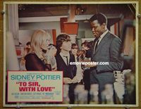 L717 TO SIR WITH LOVE lobby card #8 '67 Sidney Poitier, Kendall