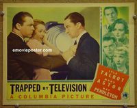 L737 TRAPPED BY TELEVISION lobby card '36 Talbot, Mary Astor