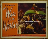 L789 WAR OF THE WORLDS lobby card #3 '53 Gene Barry