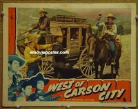 L800 WEST OF CARSON CITY lobby card '39 Johnny Mack Brown