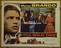 L826 WILD ONE lobby card '53 Marlon Brando in leather!
