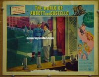 L836 WORLD OF ABBOTT & COSTELLO lobby card #2 '65 Bud & Lou!