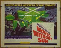 K451 WORLD WITHOUT SUN title lobby card '65 Jacques-Yves Cousteau