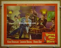 L850 YOUNG MAN WITH A HORN lobby card #6 '50 Douglas with band!