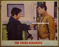 L855 YOUNG RUNAWAYS lobby card #1 '68 drugs & sex!