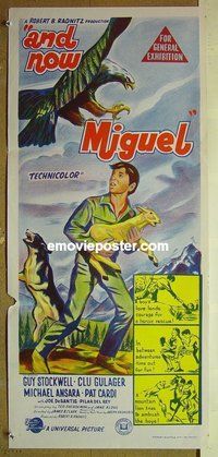 p043 AND NOW MIGUEL Australian daybill movie poster '66 Guy Stockwell