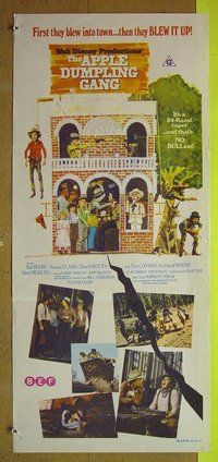 p054 APPLE DUMPLING GANG Australian daybill movie poster '75 Don Knotts