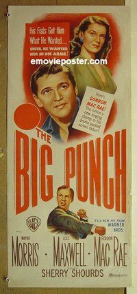 p093 BIG PUNCH Australian daybill movie poster '48 Gordon MacRae