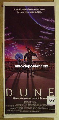 p244 DUNE Australian daybill movie poster '84 MacLachlan, Lynch, Dourif