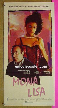 p494 MONA LISA Australian daybill movie poster '86 Neil Jordan, Hoskins