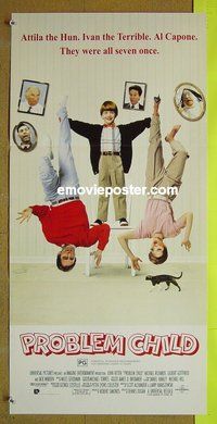 p595 PROBLEM CHILD Australian daybill movie poster '90 John Ritter