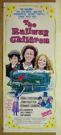p611 RAILWAY CHILDREN Australian daybill movie poster '71 Jenny Agutter