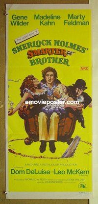p017 ADVENTURE OF SHERLOCK HOLMES' SMARTER BROTHER Australian daybill movie poster
