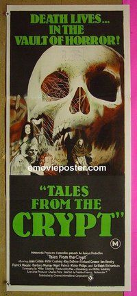 p753 TALES FROM THE CRYPT Australian daybill movie poster '72 Cushing