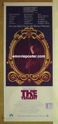 p761 TENANT Australian daybill movie poster '76 Roman Polanski, Adjani