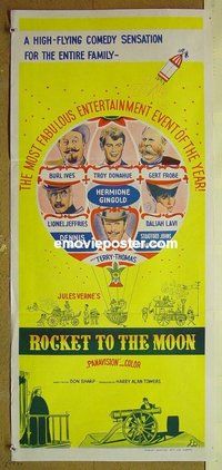 p775 THOSE FANTASTIC FLYING FOOLS Australian daybill movie poster '67 Froebe