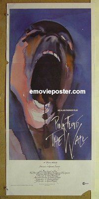 p825 WALL Australian daybill movie poster '82 Pink Floyd, Alan Parker