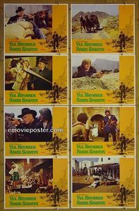 m058 ADIOS SABATA complete set of 8 lobby cards '71 Brynner