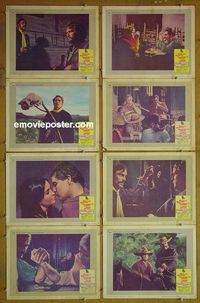 m080 APPALOOSA complete set of 8 lobby cards '66 Marlon Brando, Comer