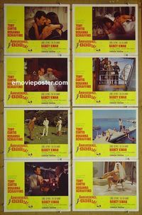m083 ARRIVEDERCI BABY complete set of 8 lobby cards '66 Curtis, Zsa Zsa Gabor