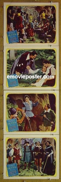 n071 AS YOU LIKE IT 4 lobby cards R49 Laurence Olivier