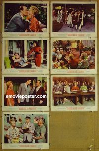 m734 BACHELOR IN PARADISE 7 lobby cards '61 Bob Hope, Lana Turner
