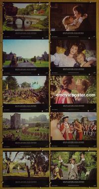 m011 BARRY LYNDON 10 lobby cards '75 Kubrick, Ryan O'Neal