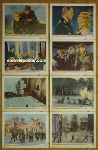 m100 BATTLE OF THE BULGE complete set of 8 lobby cards '66 Henry Fonda, Shaw
