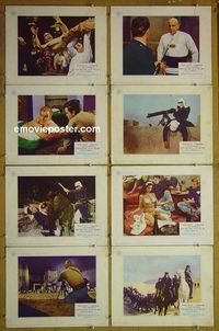 m104 BEAU GESTE complete set of 8 lobby cards '66 Guy Stockwell, Doug McClure