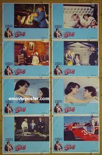 m113 BETSY complete set of 8 lobby cards '77 Harold Robbins, Tommy Lee Jones