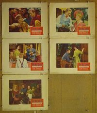n019 BIG TREES 5 lobby cards '52 Kirk Douglas, Eve Miller