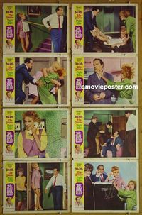 m136 BOY DID I GET A WRONG NUMBER complete set of 8 lobby cards '66 Bob Hope