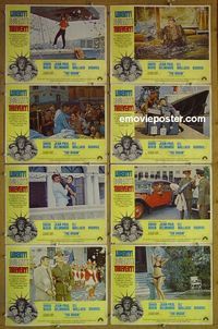 m138 BRAIN complete set of 8 lobby cards '69 David Niven, Belmondo