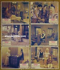 m925 BUTTERFLIES ARE FREE 6 lobby cards '72 Goldie Hawn