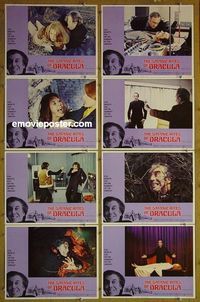 m178 COUNT DRACULA & HIS VAMPIRE BRIDE 8 int'l lobby cards '74