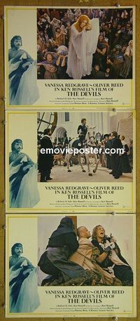 n151 DEVILS 3 lobby cards '71 Ken Russell X-rated!
