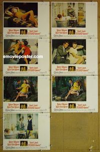 m774 DON'T JUST STAND THERE 7 lobby cards '68 Robert Wagner