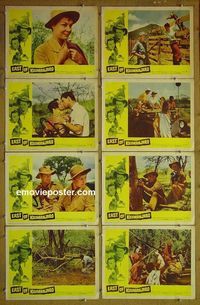 m222 EAST OF KILIMANJARO complete set of 8 lobby cards R64 Africa!