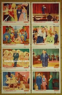 m223 EDDIE CANTOR STORY complete set of 8 lobby cards '53 Keefe Brasselle