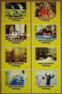 m228 END complete set of 8 lobby cards '78 Burt Reynolds, Dom DeLuise
