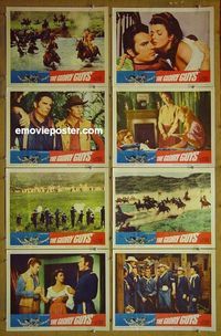 m281 GLORY GUYS complete set of 8 lobby cards '65 Sam Peckinpah, Tom Tryon