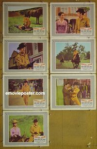 m791 GUNFIGHT IN ABILENE 7 lobby cards '67 Bobby Darin