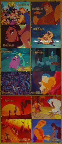 m005 HERCULES 12 lobby cards '97 Walt Disney cartoon