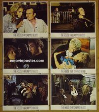 m958 HOUSE THAT DRIPPED BLOOD 6 lobby cards '71 Christopher Lee