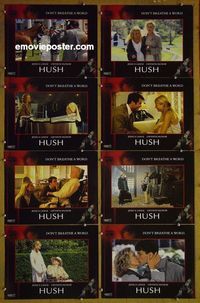 m334 HUSH complete set of 8 lobby cards '98 Gwyneth Paltrow, Jessica Lange