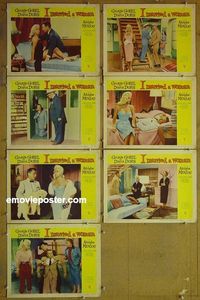 m804 I MARRIED A WOMAN 7 lobby cards '58 George Gobel,Diana Dors