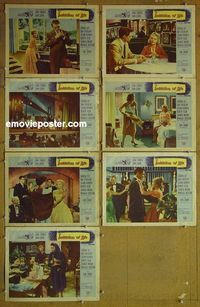 m808 IMITATION OF LIFE 7 lobby cards '59 Lana Turner, Gavin